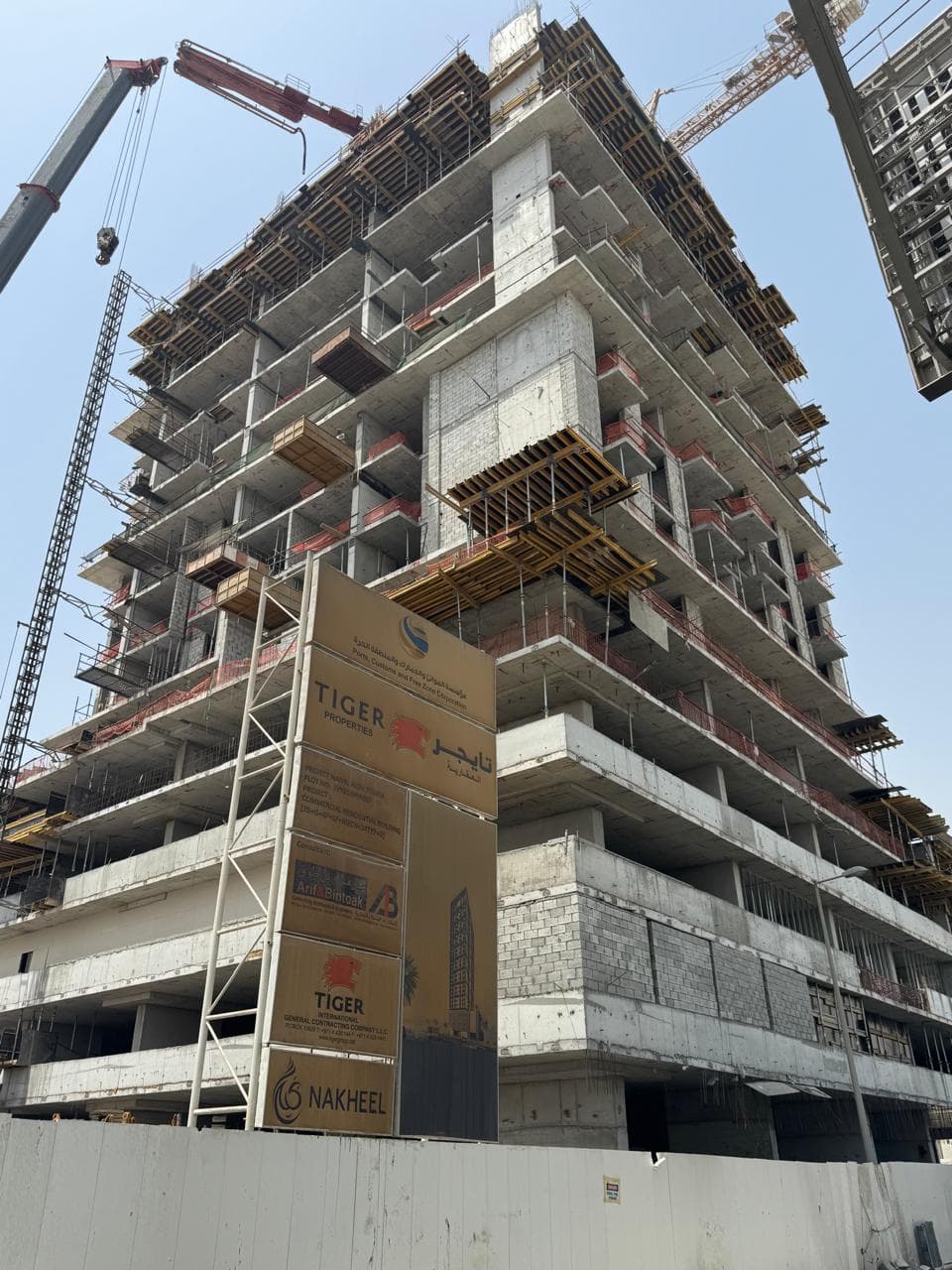 Altai Tower construction site, Land Department inspection photo 1, 22 July 2025