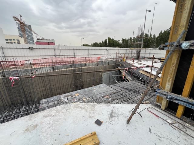 Altai Tower construction site, Land Department inspection photo 4, 18 February 2025