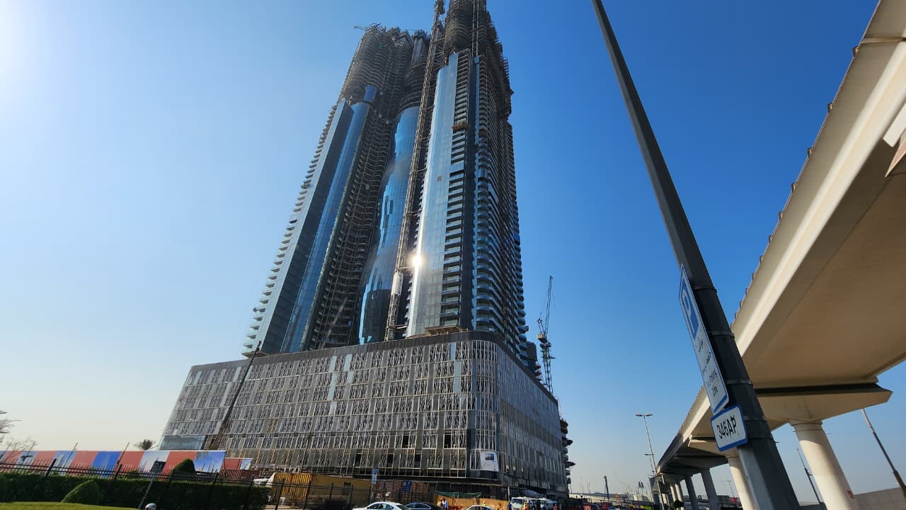 Al Habtoor Tower construction site, Land Department inspection photo 3, 14 October 2025