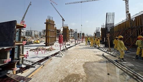 Naya At District One construction site, Land Department inspection photo 4, 23 September 2025