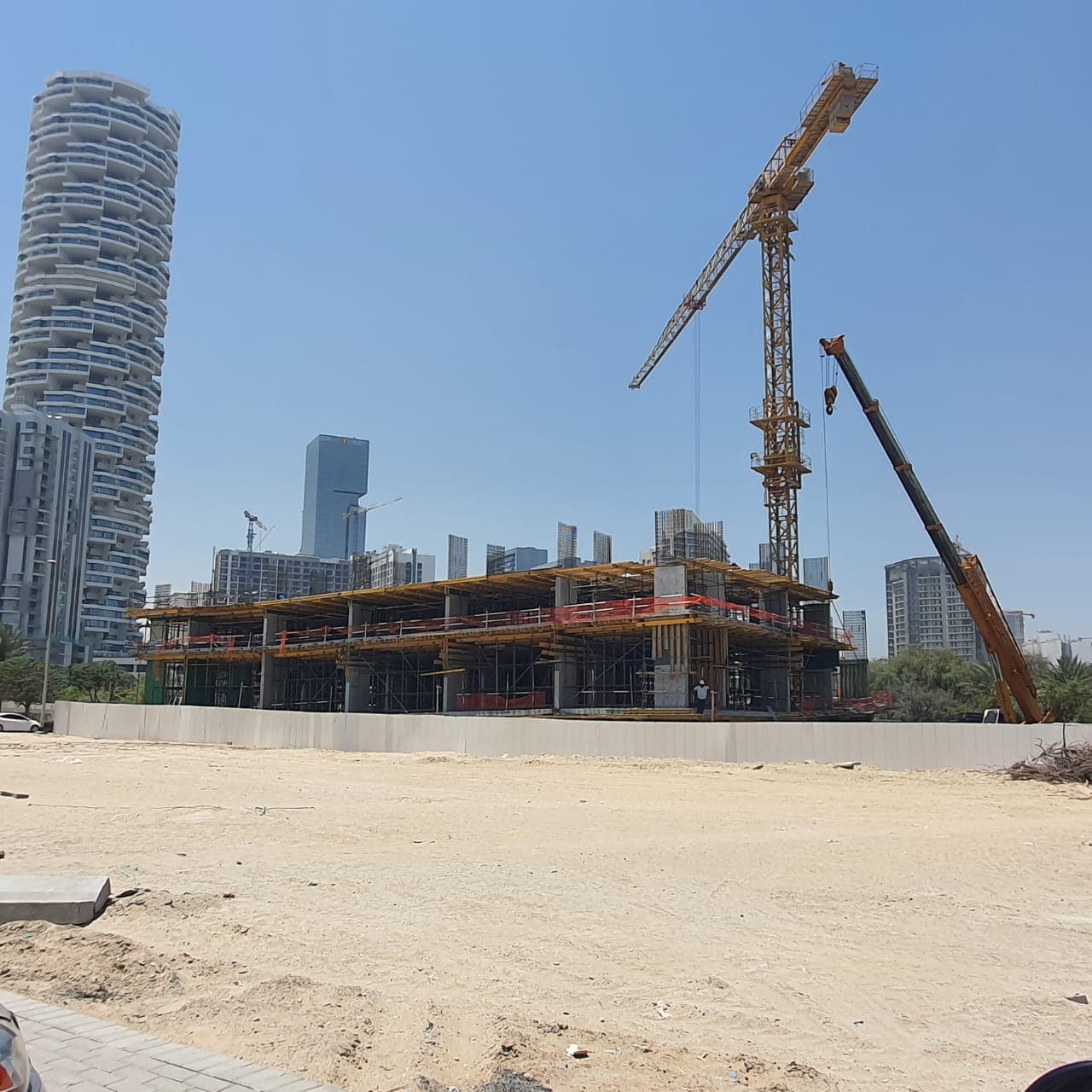 موقع بناء Sapphire 32 By Dar Alkarama، صورة تفتيش الدائرة رقم 4، 24 أبريل 2025