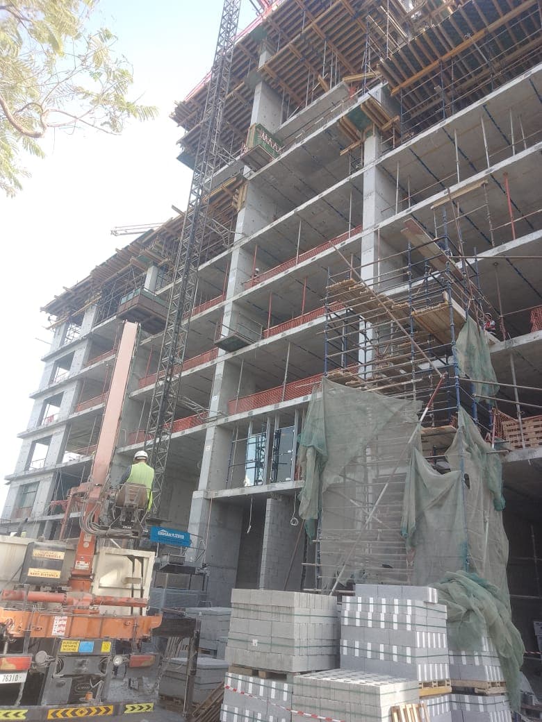 موقع بناء Sapphire 32 By Dar Alkarama، صورة تفتيش الدائرة رقم 6، 18 أغسطس 2025