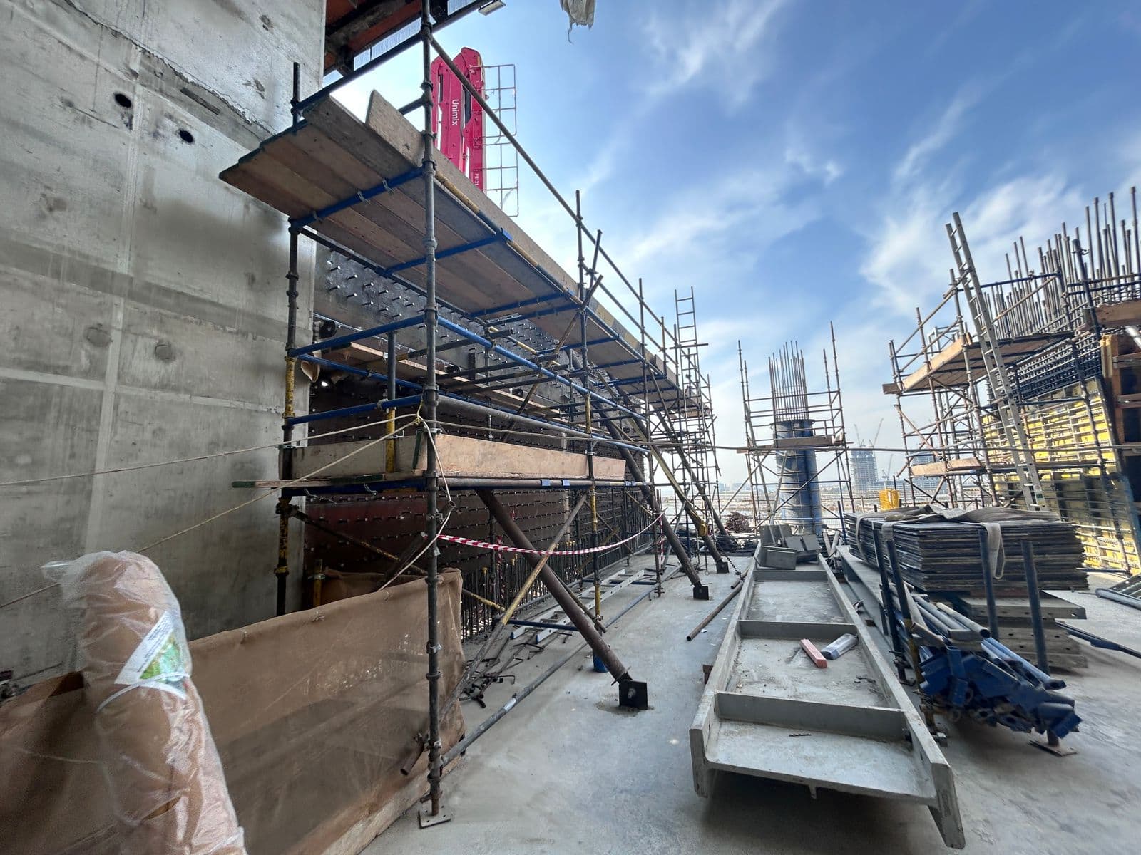 Sobha Seahaven Tower B & C construction site, Land Department inspection photo 5, 17 November 2025