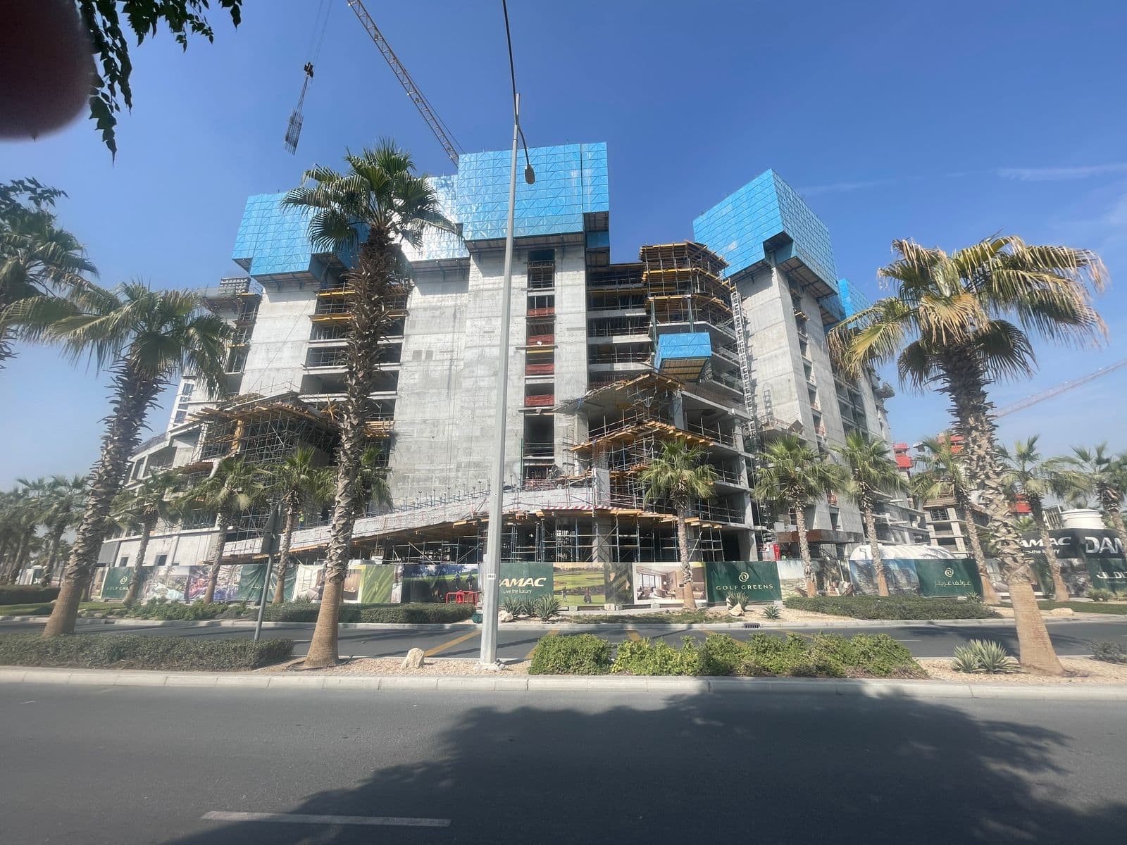 Damac Hills - Golf Greens 1 construction site, Land Department inspection photo 2, 12 November 2025