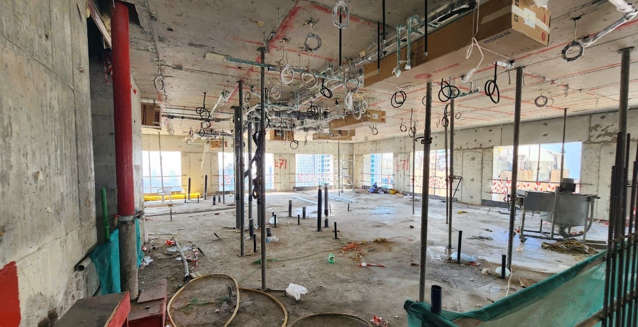 Aeternitas Tower construction site, Land Department inspection photo 7, 24 November 2025
