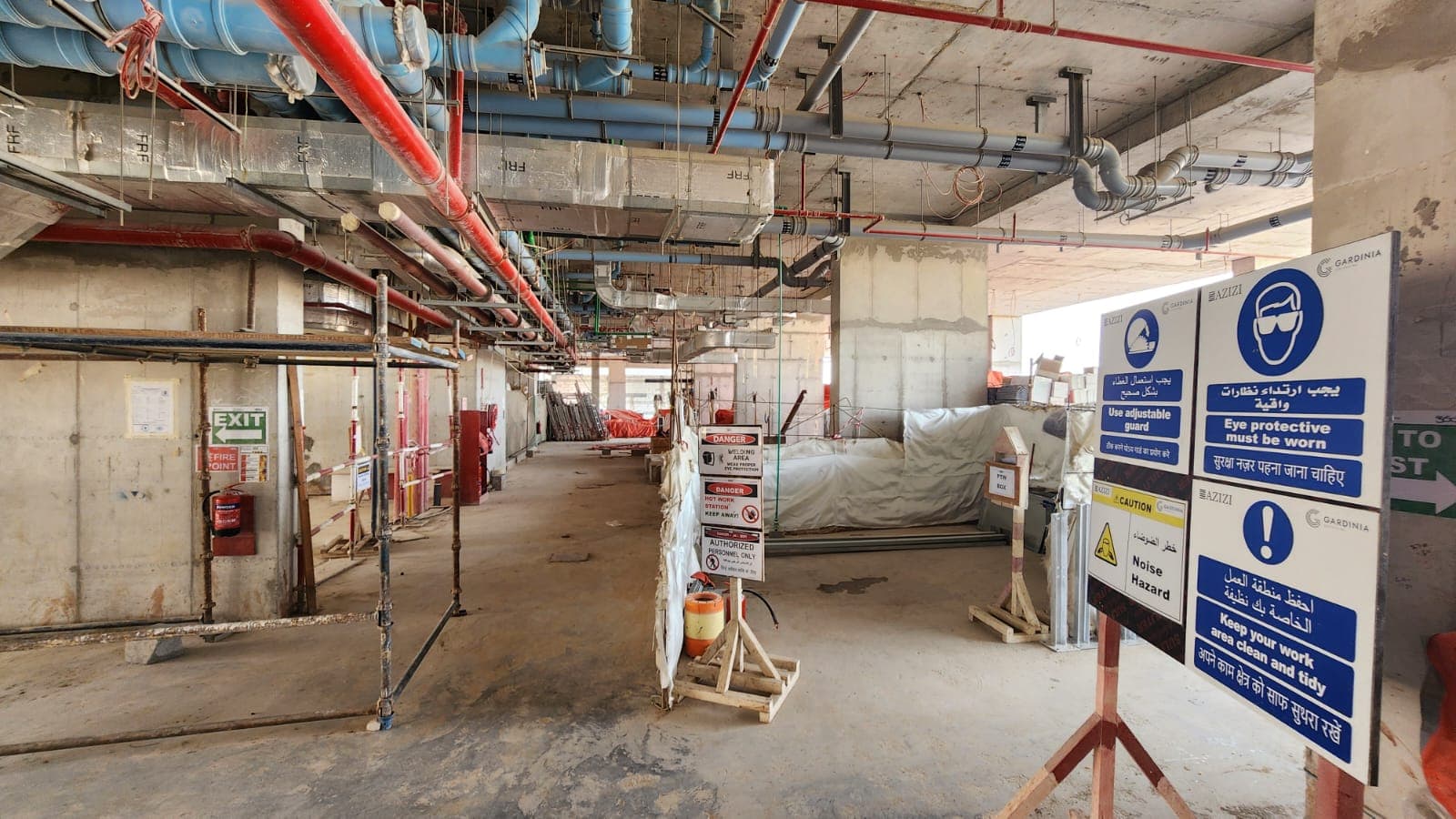 Azizi Venice 3 construction site, Land Department inspection photo 6, 6 January 2026