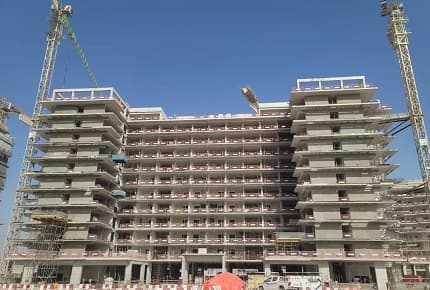 Azizi Venice 2 construction site, Land Department inspection photo 2, 10 April 2025