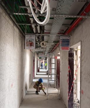 Azizi Venice 2 construction site, Land Department inspection photo 4, 10 April 2025