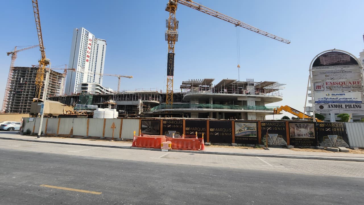 Marquis Insignia construction site, Land Department inspection photo 6, 16 October 2025