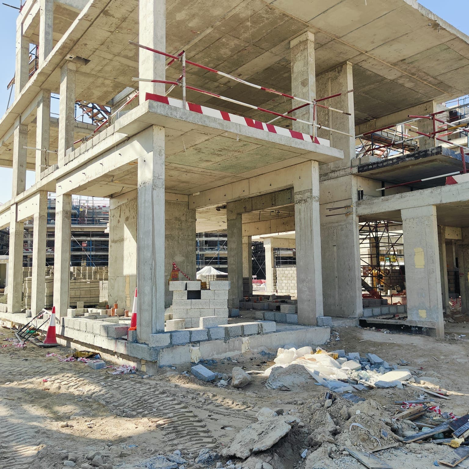 Nad Al Sheba Gardens Phase 4 construction site, Land Department inspection photo 2, 7 January 2026