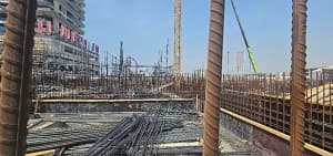 Edgewater Residences construction site, Land Department inspection photo 3, 15 July 2025