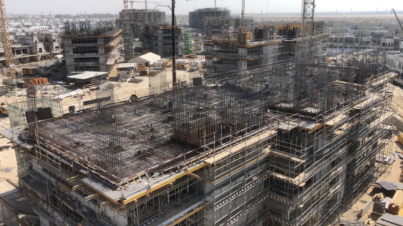 Damac Lagoons - Lagoon Views 8 construction site, Land Department inspection photo 1, 8 December 2025
