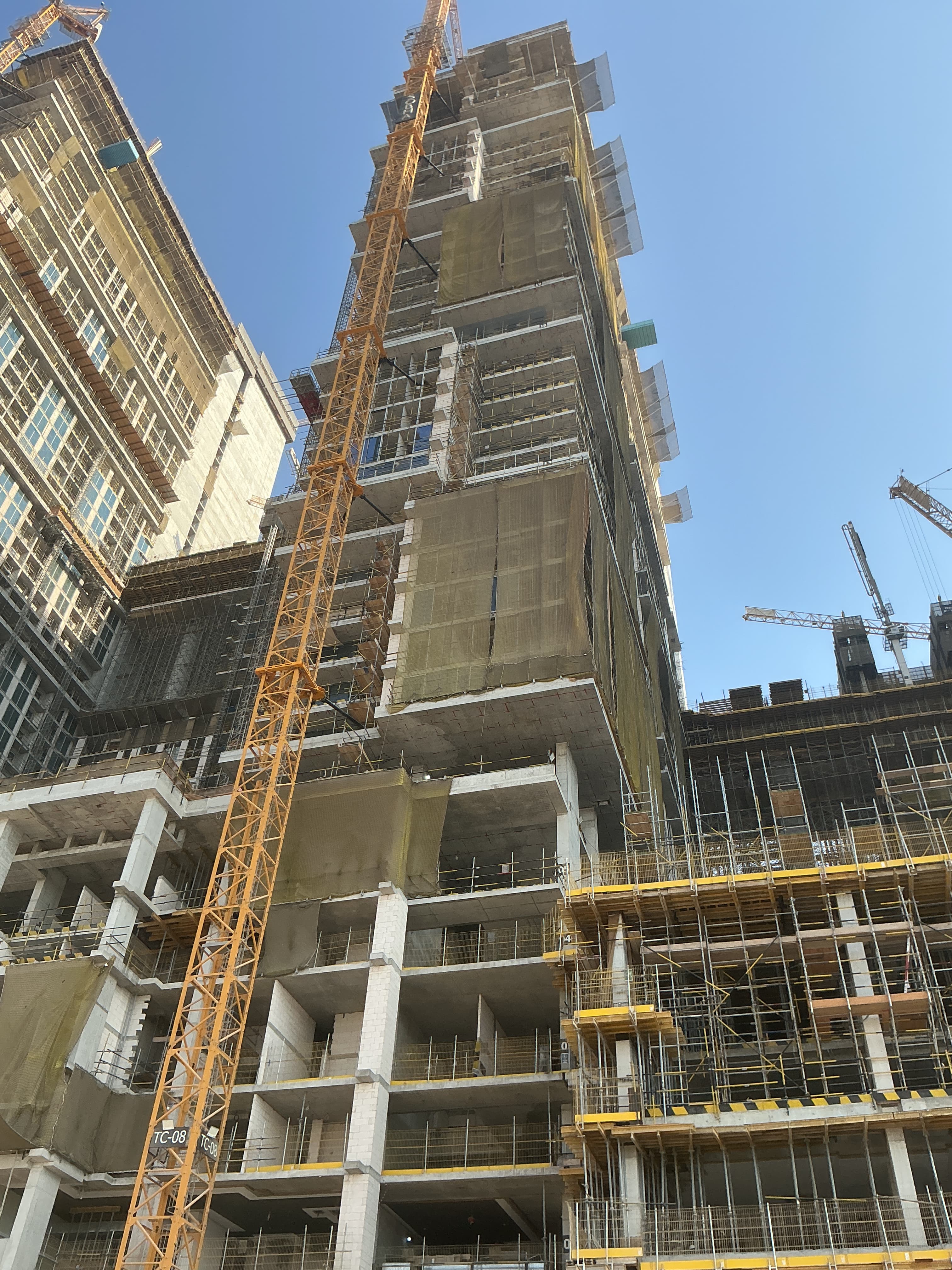 Sobha One construction site, Land Department inspection photo 8, 9 October 2025