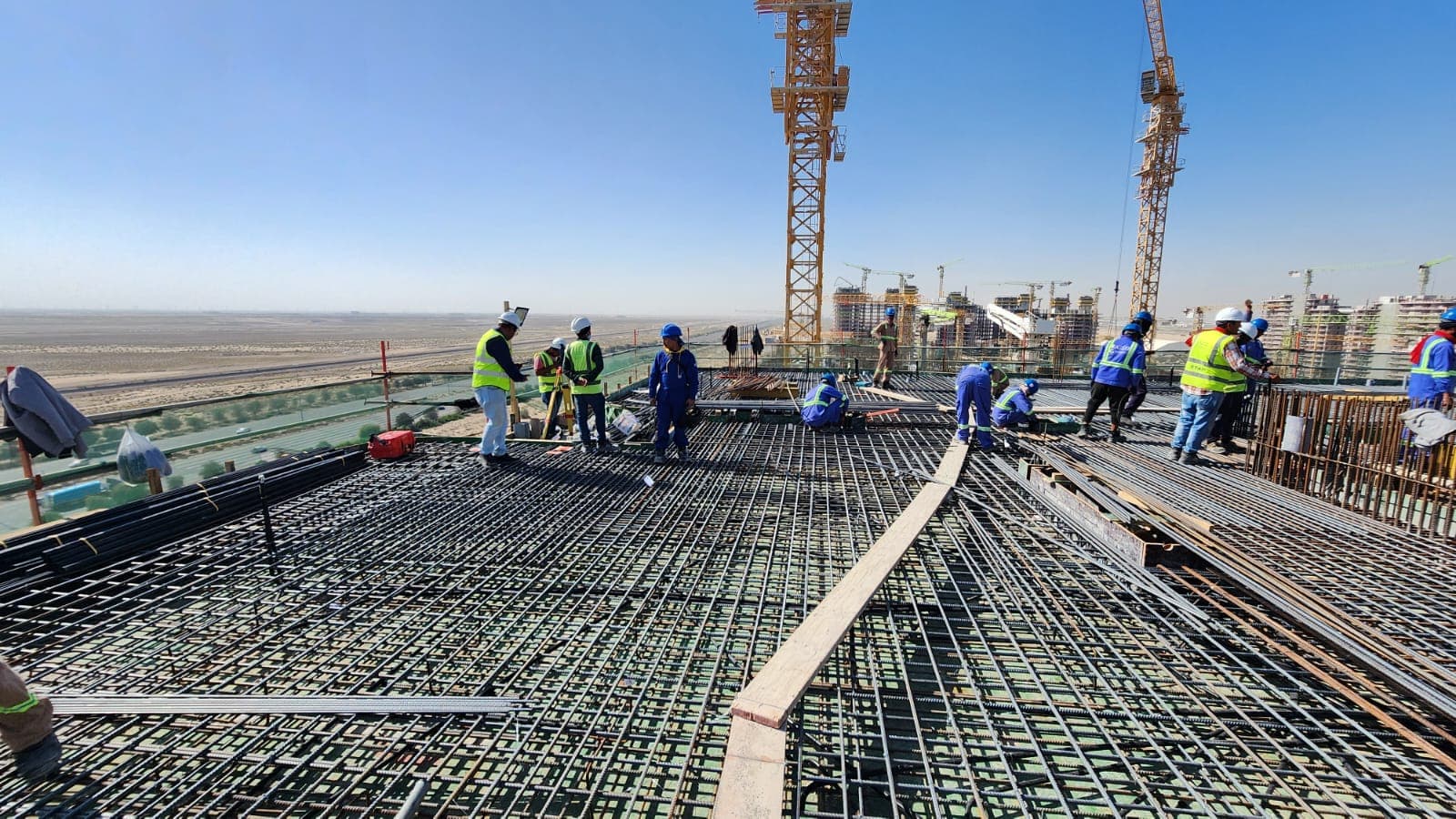 Azizi Venice 10 construction site, Land Department inspection photo 3, 6 January 2026