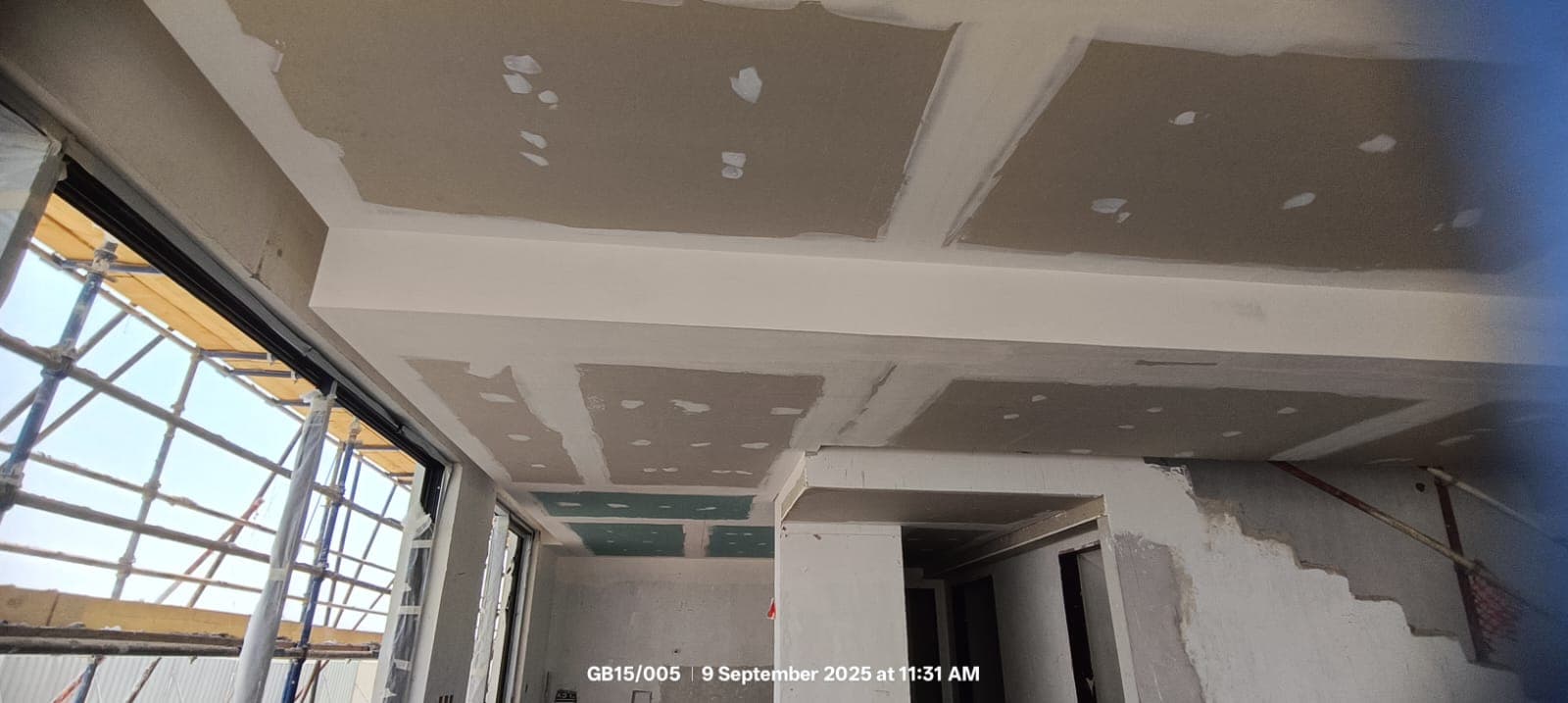 Fairway Villas 3 construction site, Land Department inspection photo 6, 9 September 2025