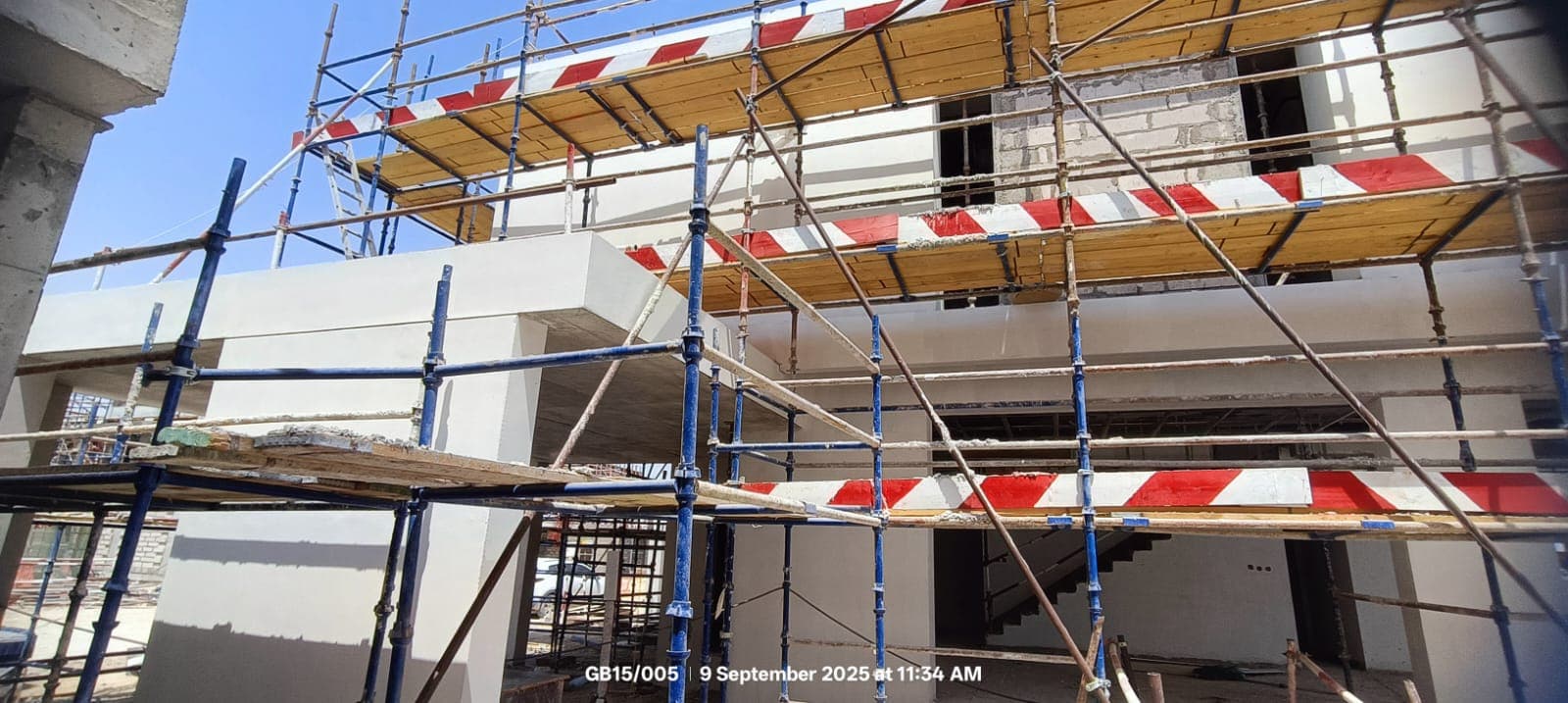 Fairway Villas 3 construction site, Land Department inspection photo 5, 9 September 2025