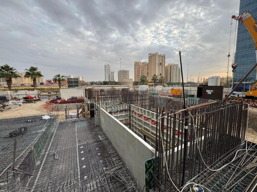 Winner Tower construction site, Land Department inspection photo 4, 17 February 2025