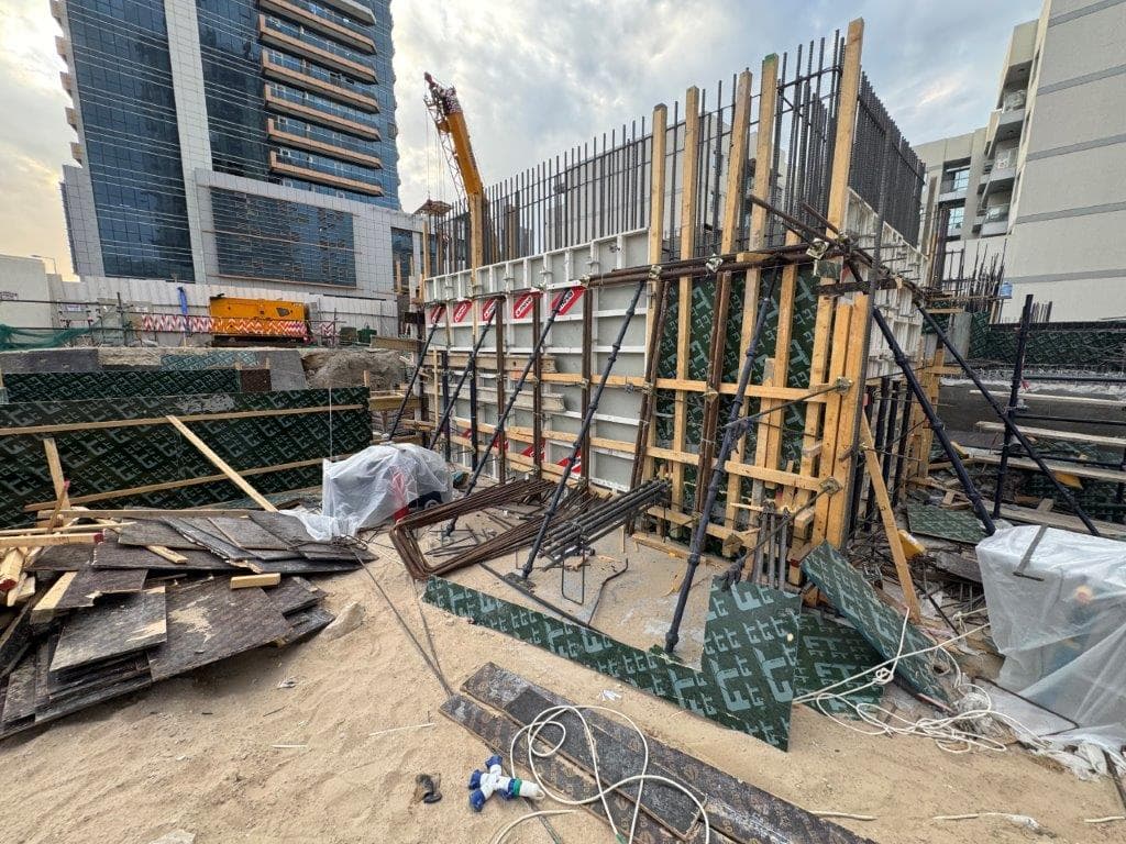 Winner Tower construction site, Land Department inspection photo 2, 17 February 2025