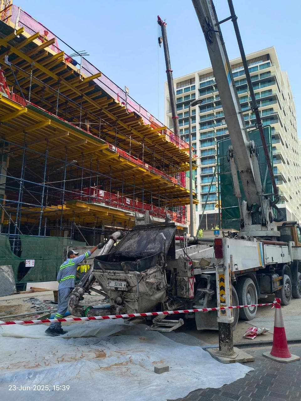Sky Livings By Peace Homes construction site, Land Department inspection photo 6, 23 June 2025