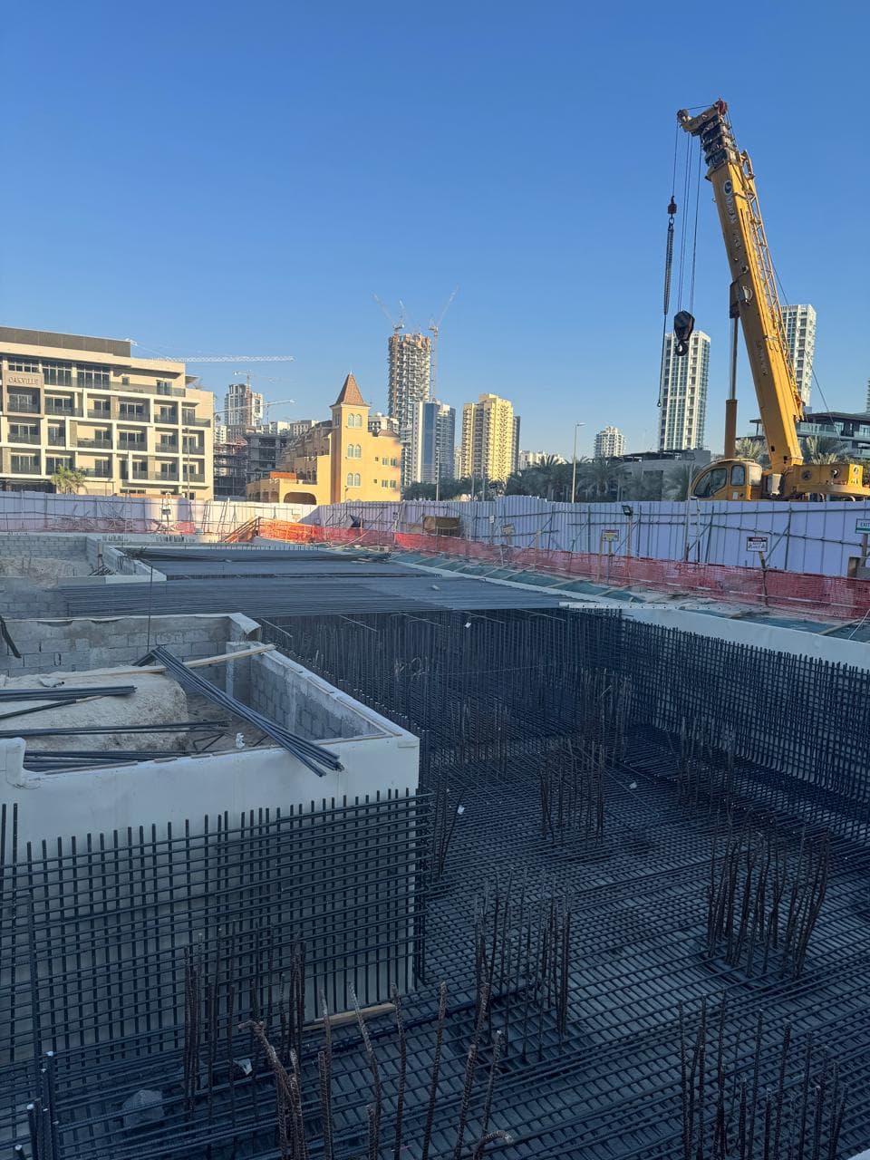 Sky Livings By Peace Homes construction site, Land Department inspection photo 1, 15 March 2025