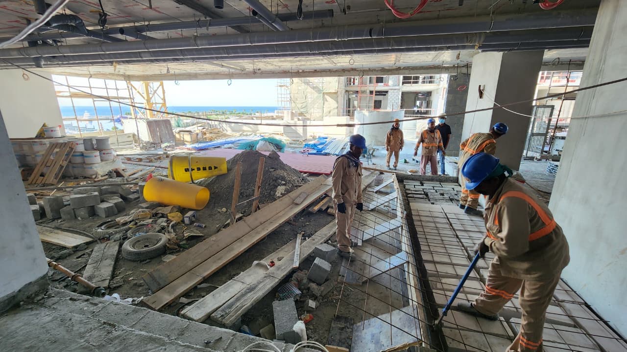 Haven Bay Residences construction site, Land Department inspection photo 1, 8 December 2025
