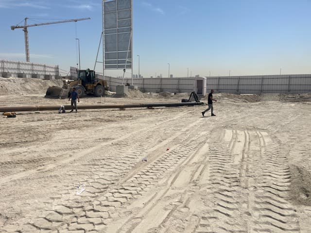 Ocean Pearl By Sd construction site, Land Department inspection photo 2, 8 April 2025
