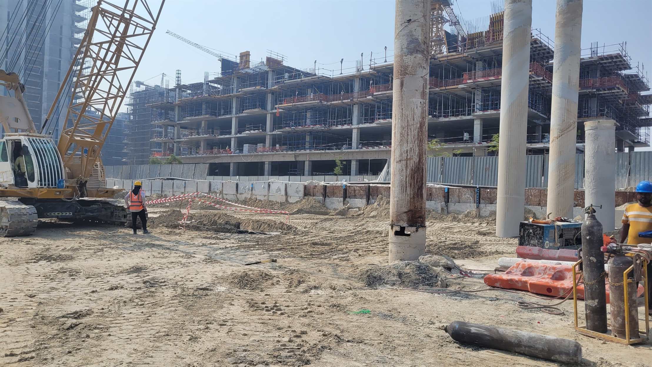 Marina Views construction site, Land Department inspection photo 1, 30 July 2025