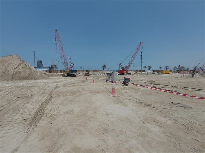Marina Views construction site, Land Department inspection photo 2, 17 April 2025
