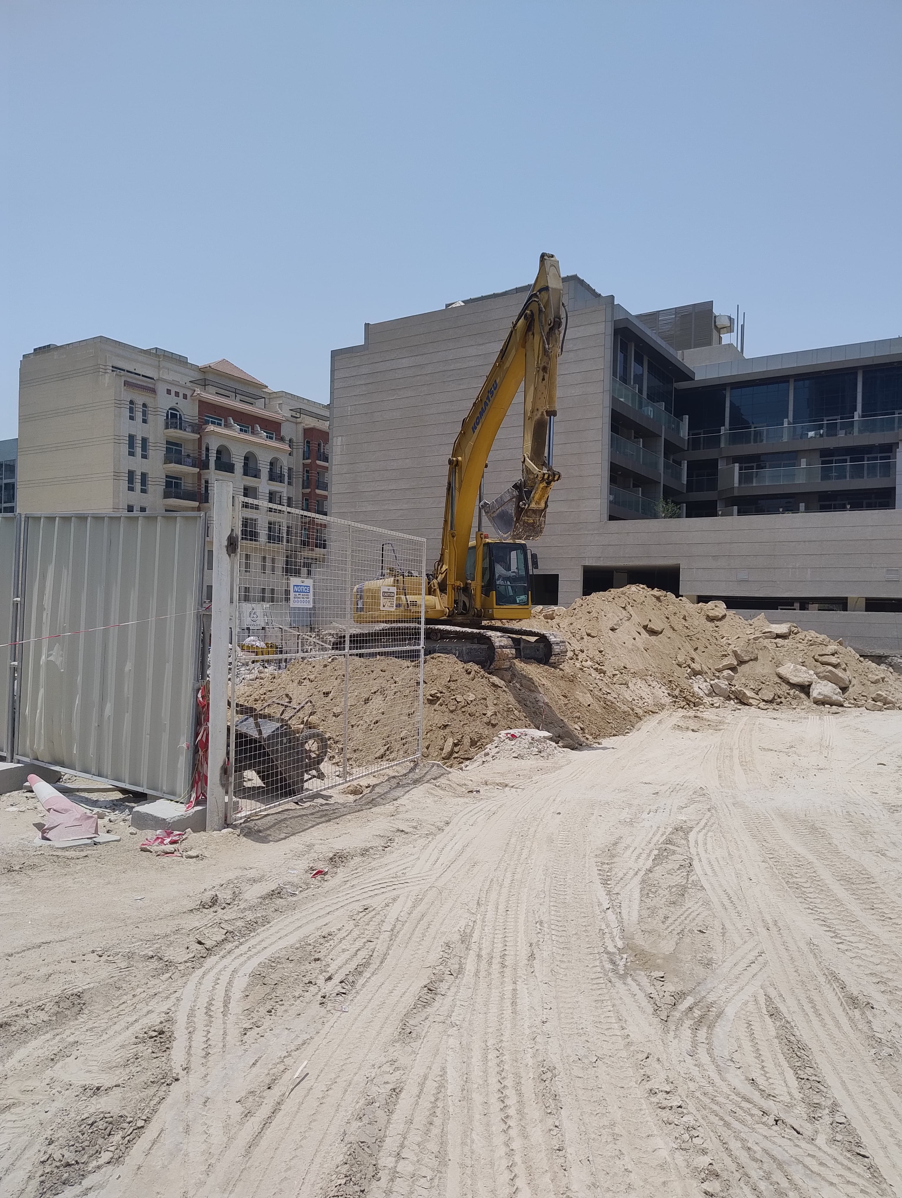 Alfal Residences construction site, Land Department inspection photo 4, 9 July 2025