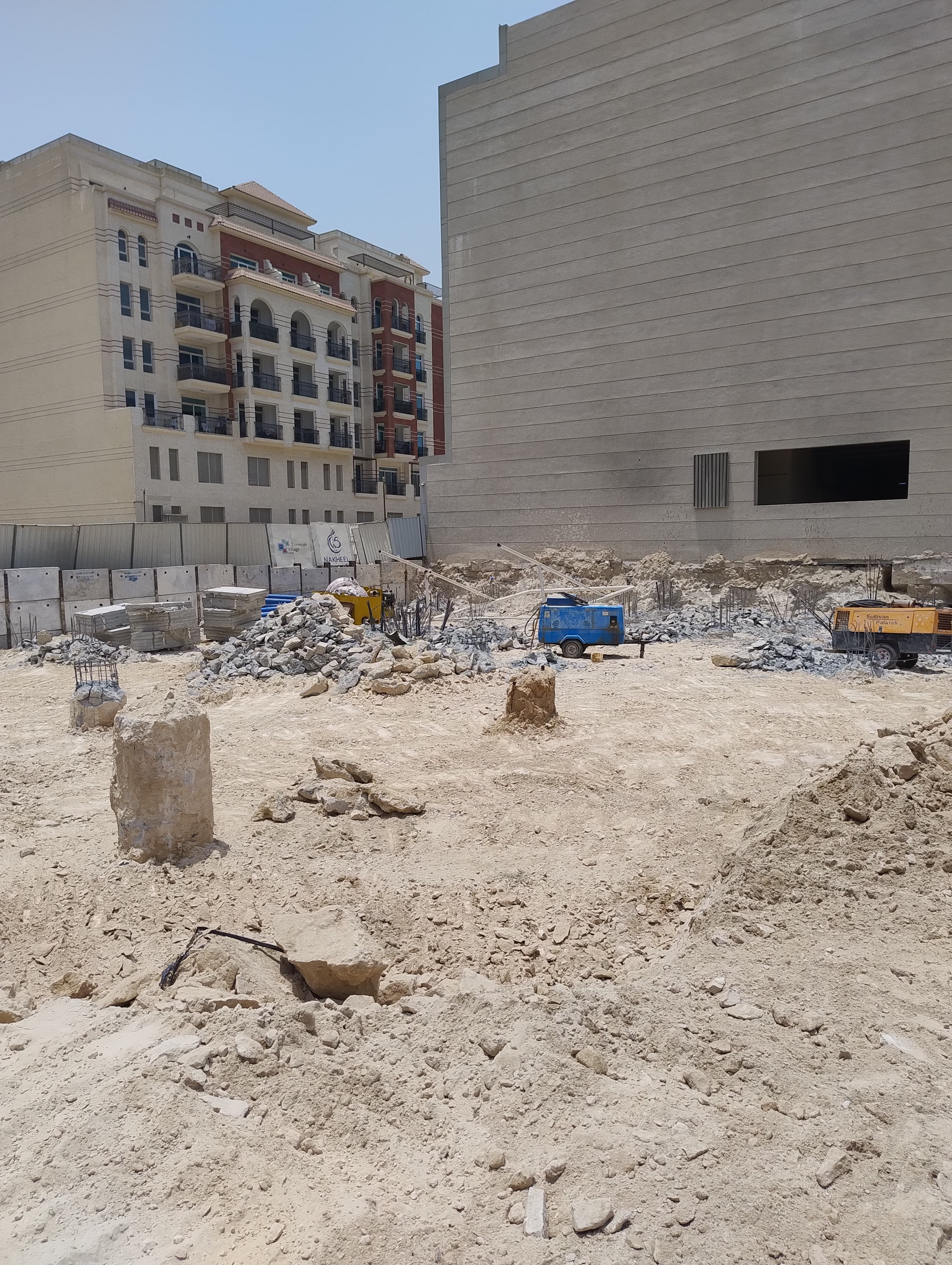 Alfal Residences construction site, Land Department inspection photo 3, 9 July 2025