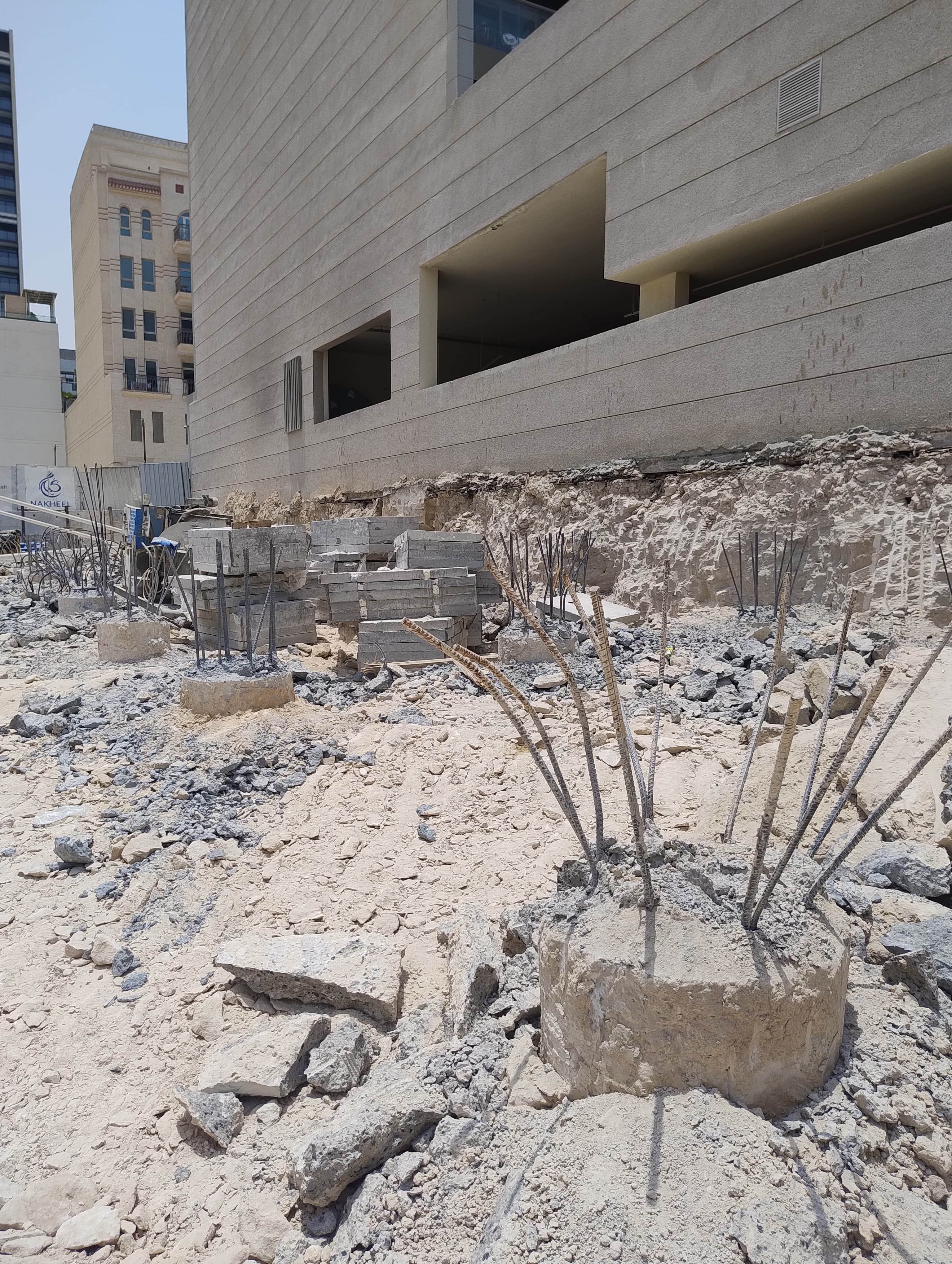 Alfal Residences construction site, Land Department inspection photo 1, 9 July 2025