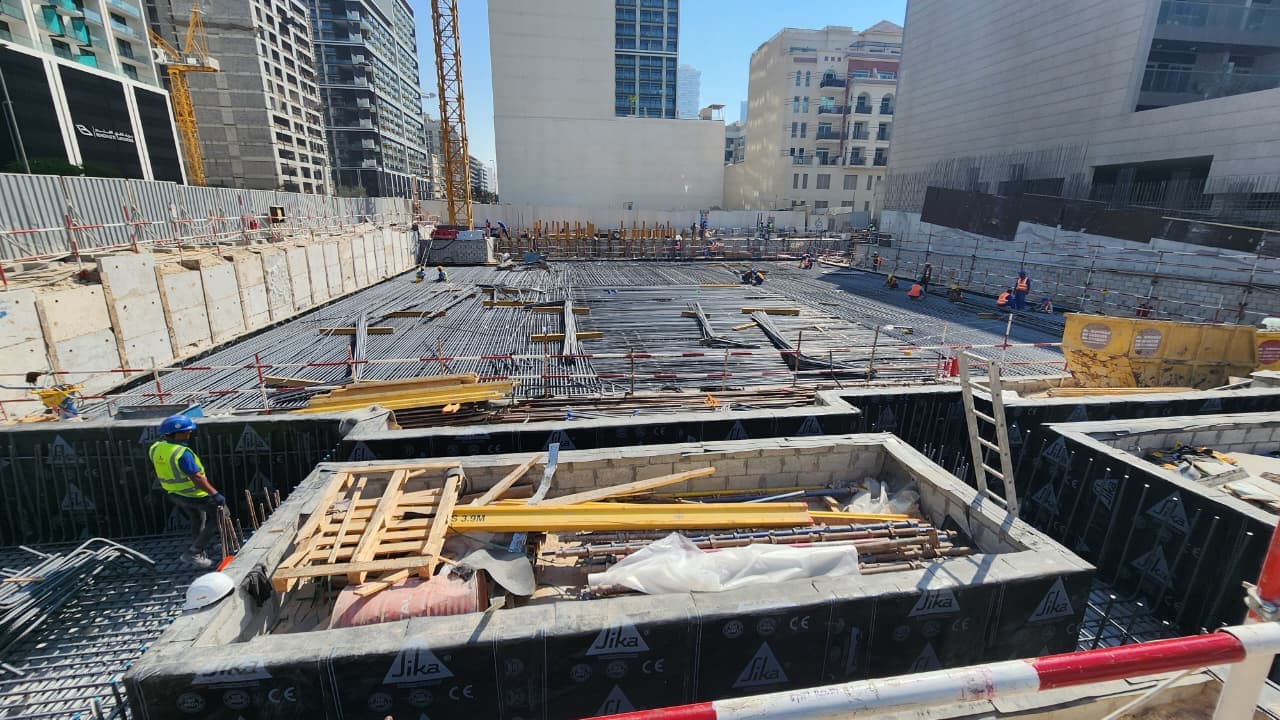 Alfal Residences construction site, Land Department inspection photo 3, 26 November 2025