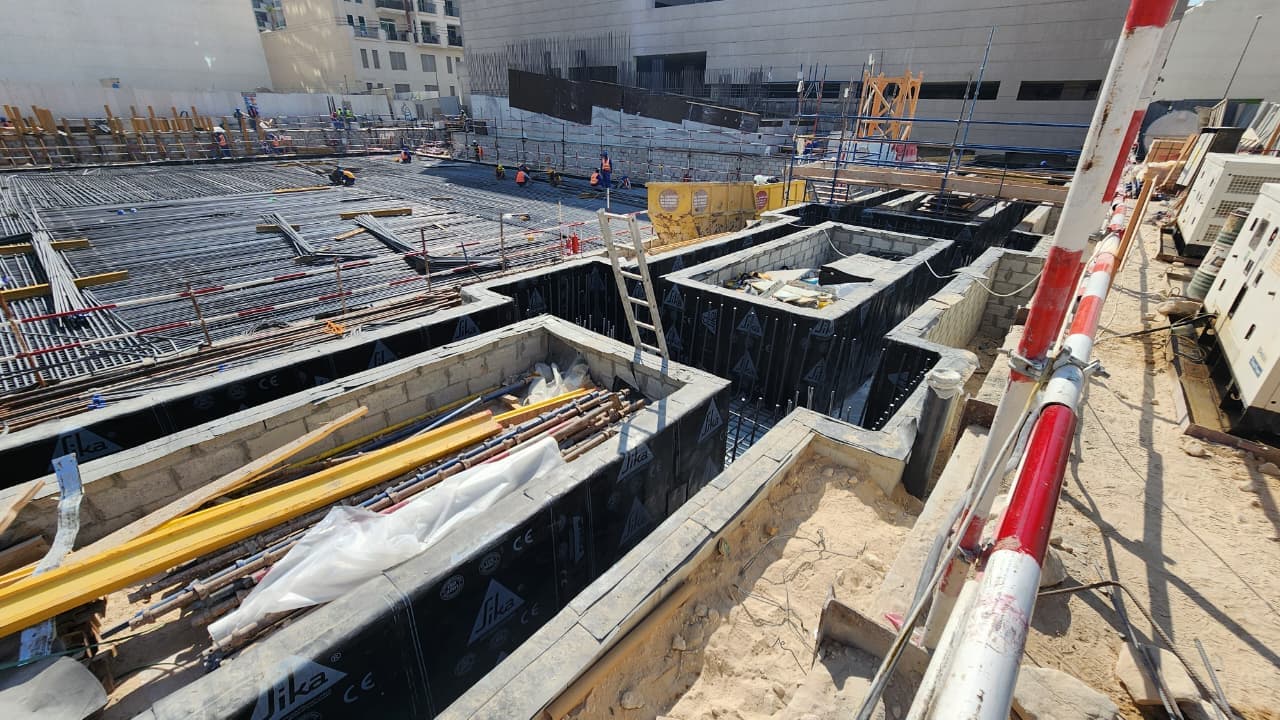 Alfal Residences construction site, Land Department inspection photo 4, 26 November 2025