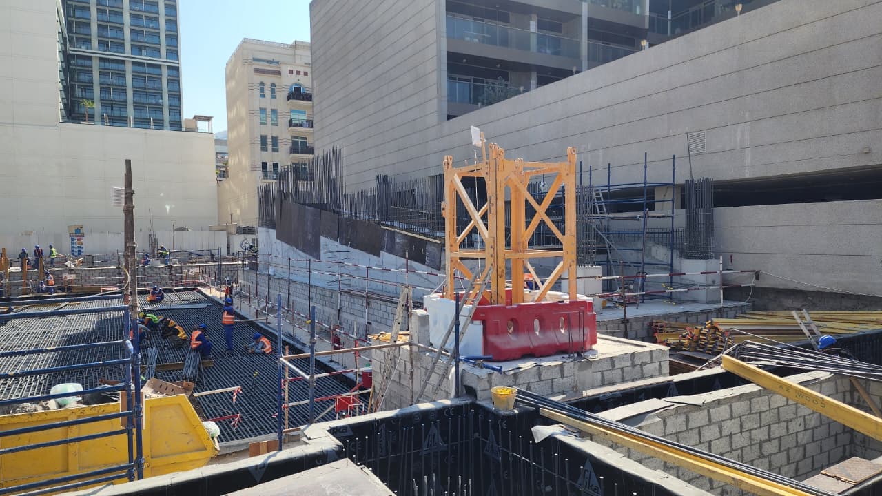 Alfal Residences construction site, Land Department inspection photo 2, 26 November 2025