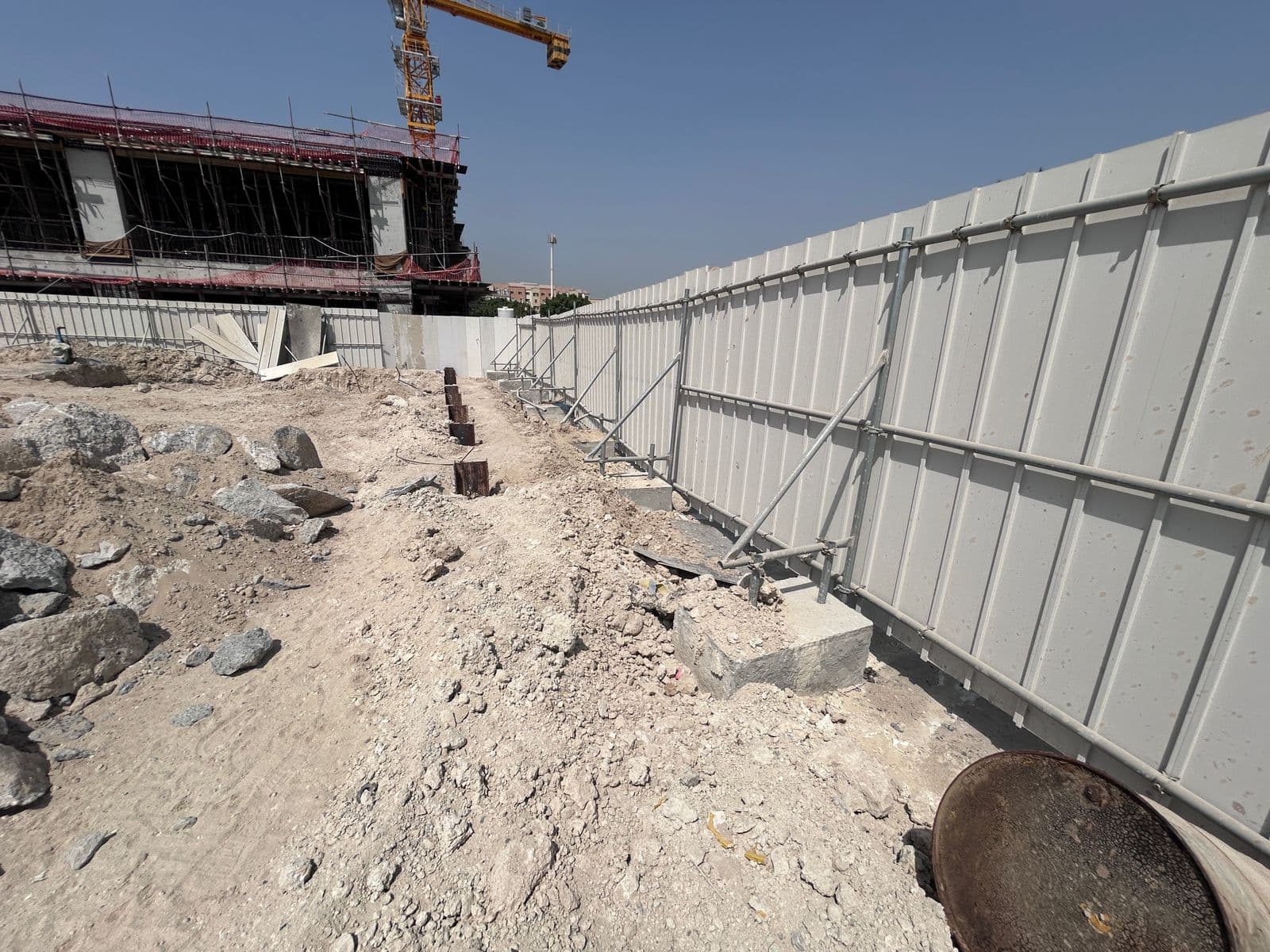 Havelock Residences construction site, Land Department inspection photo 5, 6 October 2025