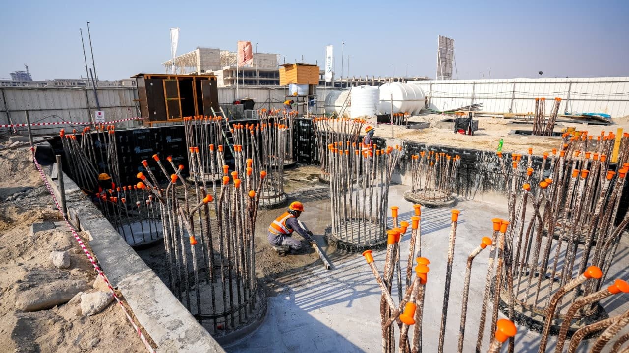 Zephyra Residences construction site, Land Department inspection photo 1, 9 September 2025