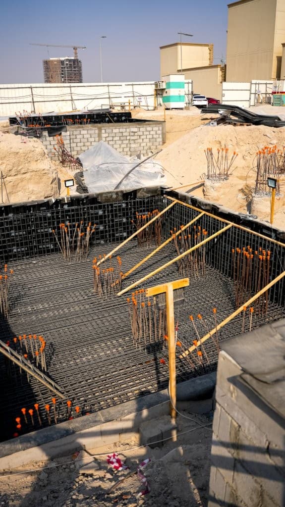 Zephyra Residences construction site, Land Department inspection photo 4, 9 September 2025