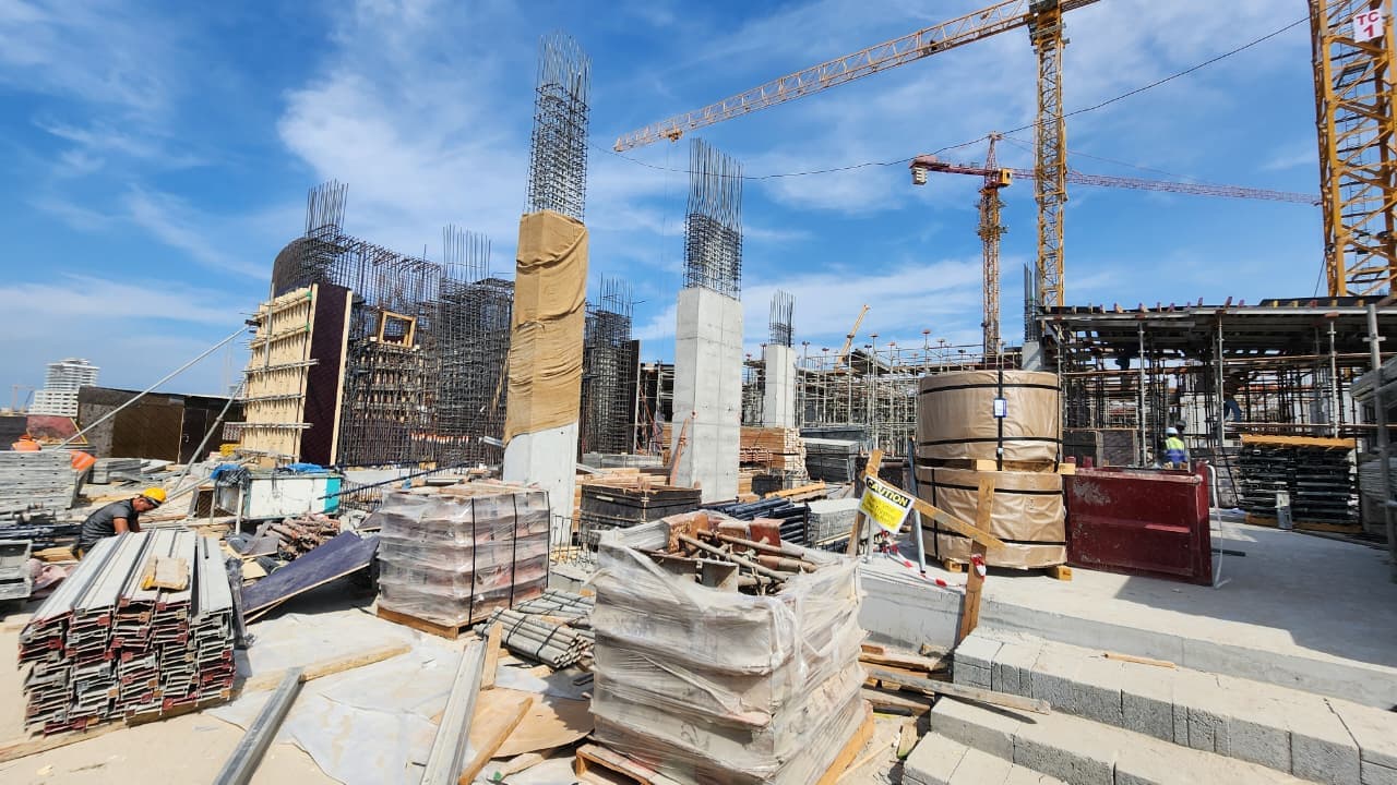 Zephyra Residences construction site, Land Department inspection photo 5, 17 November 2025