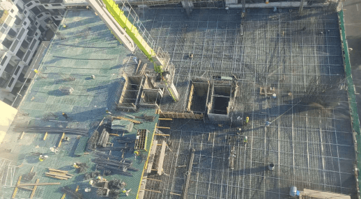Luminar Tower 2 construction site, Land Department inspection photo 5, 11 December 2025