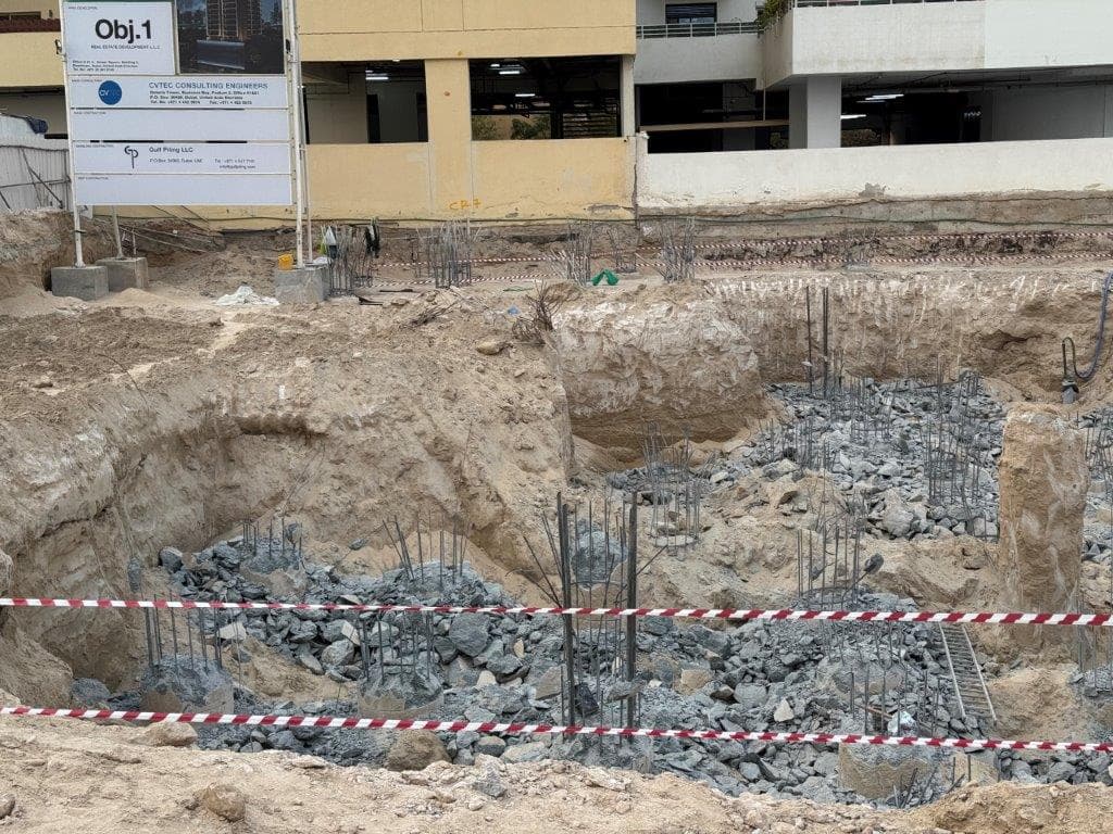 Luminar Tower 2 construction site, Land Department inspection photo 1, 17 February 2025