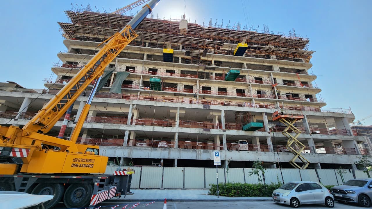 Forest City Tower construction site, Land Department inspection photo 6, 24 October 2025