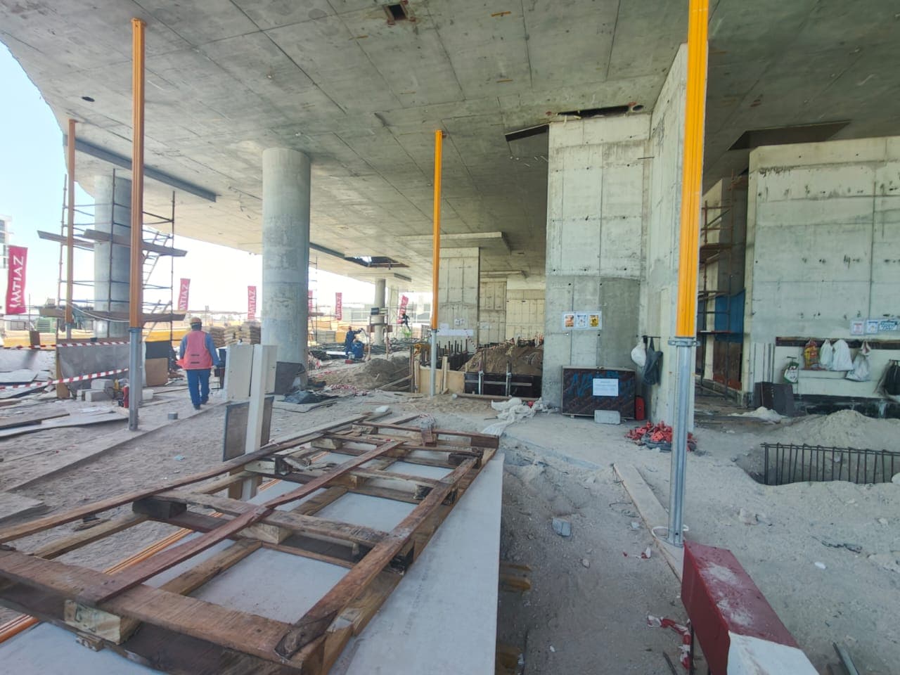 Beach Walk Grand By Imtiaz construction site, Land Department inspection photo 7, 7 November 2025