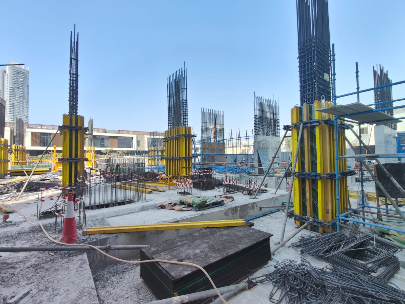 Mas Barsha Residency construction site, Land Department inspection photo 3, 23 October 2025