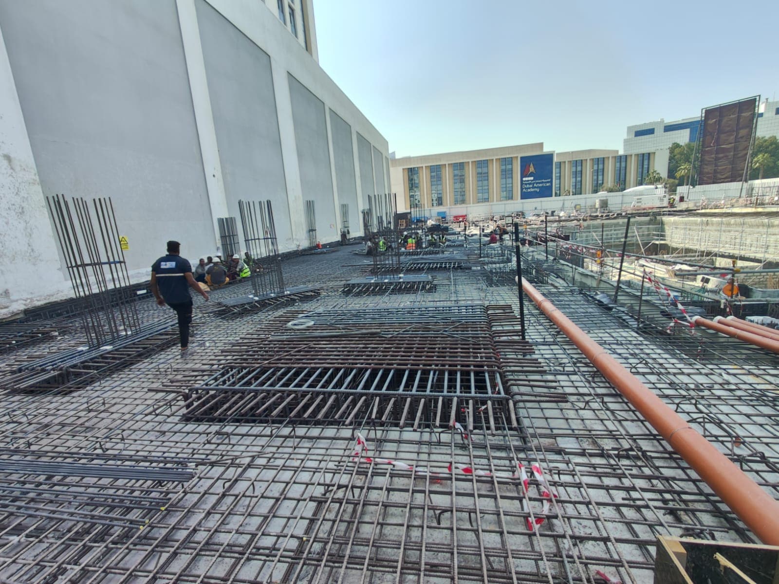 Mas Barsha Residency construction site, Land Department inspection photo 4, 23 October 2025