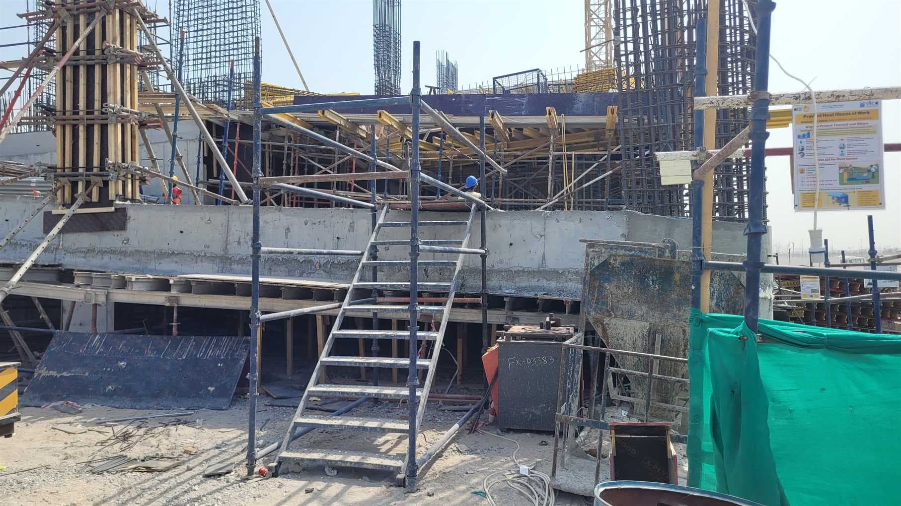 Sunset Bay One By Imtiaz construction site, Land Department inspection photo 4, 2 August 2025