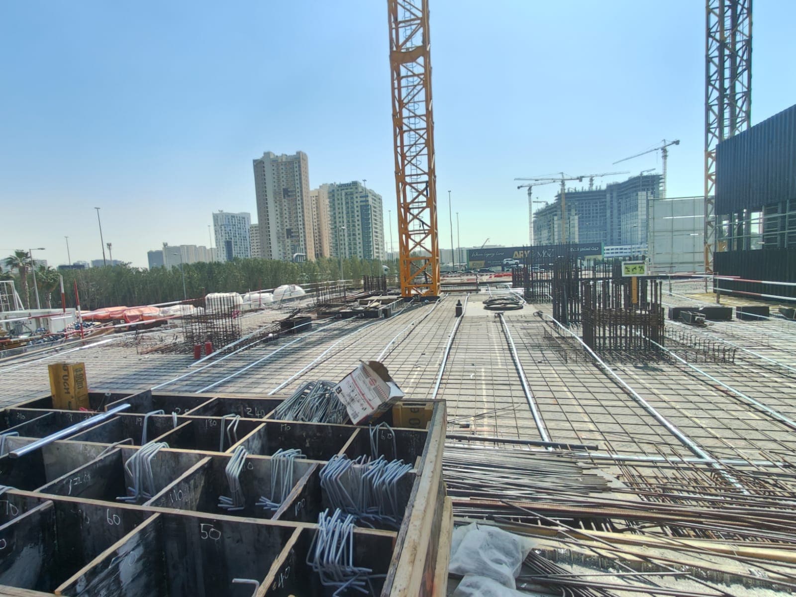 Azha Millennium Residences construction site, Land Department inspection photo 5, 25 February 2026