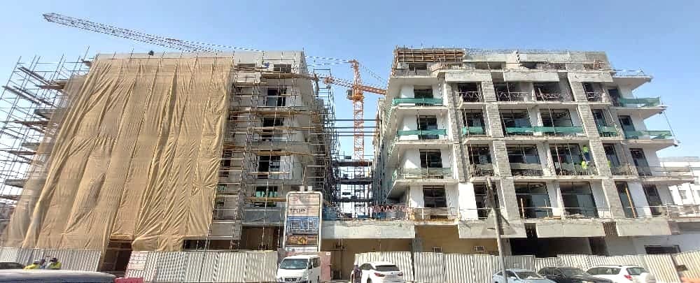 High Best Tower construction site, Land Department inspection photo 1, 14 October 2025