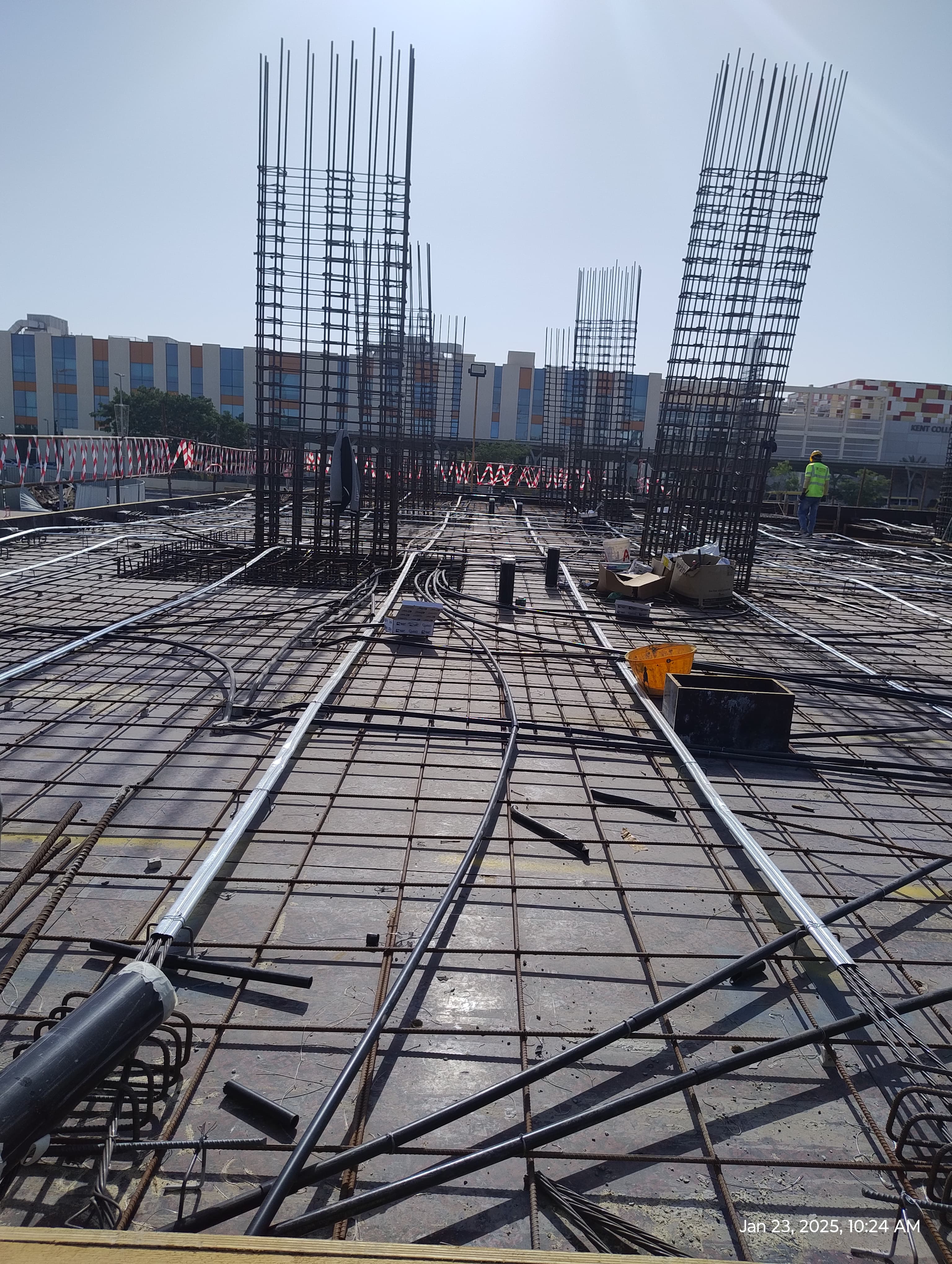 High Best Tower construction site, Land Department inspection photo 2, 23 January 2025