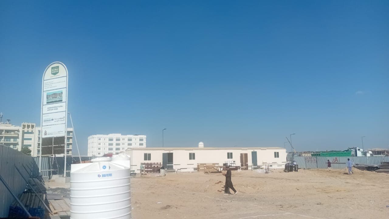 Bhuvi Residence construction site, Land Department inspection photo 2, 10 February 2025