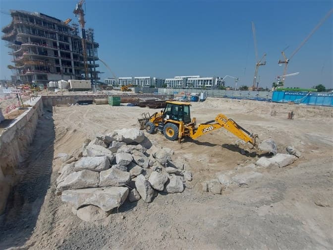 Casa Ahs construction site, Land Department inspection photo 1, 14 March 2025